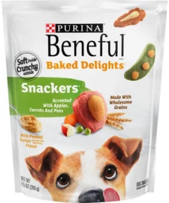 Beneful® Baked Delights Snackers Peanut Butter & Cheese Dog Treats - 8.5 Oz