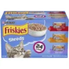 Friskies® Shreds Wet Cat Food Variety Pack - 24 Count -SCHLAGE Sales Store 00050000579198 CF GS1 JPEG