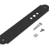 Ideal Door® Overhead Garage Door 12" X 2" Escutcheon Plate For Twisted "L" And "T" Handles -SCHLAGE Sales Store 0125103 P
