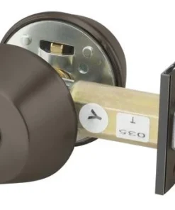 Yale 100 Series Satin Bronze Cylinder X Cylinder Door Deadbolt With Schlage C Keyway