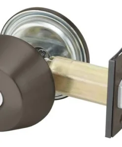 Yale 100 Series Satin Bronze Cylinder X Classroom Door Deadbolt With Schlage C Keyway