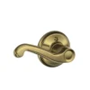 Schlage® Flair Antique Brass Non-Turning Left Handed Dummy Door Lever