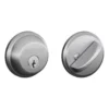Schlage® Satin Chrome Single Cylinder Commercial Entry Door Deadbolt
