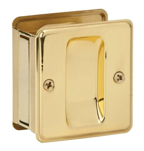 Schlage® Bright Brass Passage Sliding Door Lock -SCHLAGE Sales Store 2211905