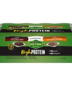 Dog Chow® High Protein Assorted Wet Dog Food - 12 Pack