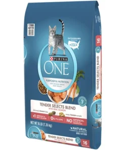 Purina ONE Purina® ONE Tender Selects Blend Salmon Dry Cat Food - 16 Lbs -SCHLAGE Sales Store 2537107 P LF