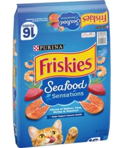 Friskies® Seafood Sensations Dry Cat Food - 16 Lb -SCHLAGE Sales Store 2537625 P LF1