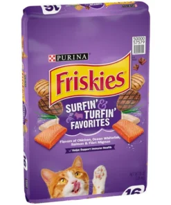 Friskies® Surfin' & Turfin' Favorites Dry Cat Food - 16 Lb -SCHLAGE Sales Store 2537626 P RF