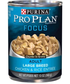 Purina Pro Plan Purina® Pro Plan® Focus Large Breed Chicken & Rice Chunks In Gravy Wet Dog Food - 13 Oz