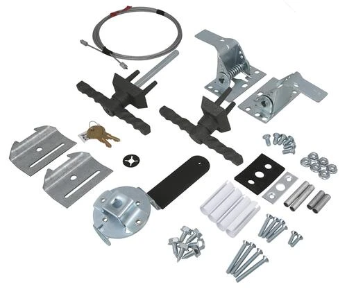 Ideal Door® Overhead Garage Door Single Car Twisted T-Handle Locking Set 3 Ideal Door® Overhead Garage Door Single Car Twisted T-Handle Locking Set