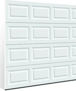 Ideal Door® Traditional 9' X 7' White Non-Insulated Garage Door -SCHLAGE Sales Store 4251957