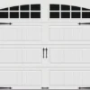 Ideal Door® Designer 9' X 7' White Insulated Garage Door With Windows (R-Value 6.3) -SCHLAGE Sales Store 4254700 Master P 9 14 2020
