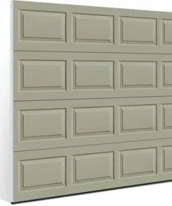 Ideal Door® Traditional 9' X 7' Sandtone Insulated Garage Door (R-Value 6.3) -SCHLAGE Sales Store 4258942 angle