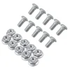 Ideal Door® Overhead Garage Door Track Bolts With Nuts - 10-Pack -SCHLAGE Sales Store 431 1468 1