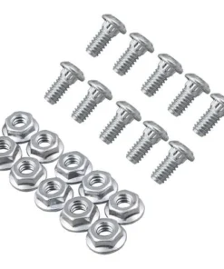 Ideal Door® Overhead Garage Door Track Bolts With Nuts - 10-Pack