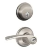 Schlage® Merano Satin Nickel Entry Door Lever And Single Cylinder Door Deadbolt -SCHLAGE Sales Store 4402992 Schlage P LF