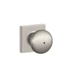Schlage® Plymouth Satin Nickel Bed & Bath Privacy Door Knob With Collins Trim -SCHLAGE Sales Store 4403041