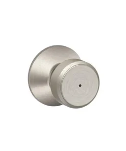 Schlage® Bowery Satin Nickel Bed & Bath Privacy Door Knob