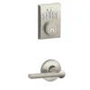 Dexter By Schlage Dexter® By Schlage® Solstice Satin Nickel Door Lever And Keypad Door Deadbolt -SCHLAGE Sales Store 4403300 P LMD NEW