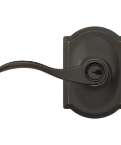 Schlage® Accent Aged Bronze Entry Door Lever With Camelot Trim -SCHLAGE Sales Store 4404614 Ext FV