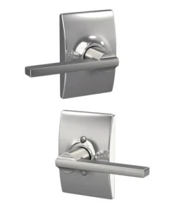 Schlage® Latitude Bright Chrome Hall & Closet Passage Door Lever With Century Trim -SCHLAGE Sales Store 4404623 LS