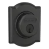 Schlage® Matte Black Single Cylinder Entry Door Deadbolt With Camelot Trim -SCHLAGE Sales Store 4404627 Ext LS