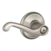 Schlage® Flair Satin Nickel Bed & Bath Privacy Door Lever -SCHLAGE Sales Store 4404645 Ext LS