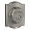 Schlage® Satin Nickel Single Cylinder Entry Door Deadbolt With Camelot Trim -SCHLAGE Sales Store 4404651 Ext LS