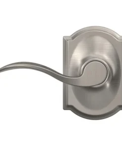 Schlage® Accent Satin Nickel Hall & Closet Passage Door Lever With Camelot Trim -SCHLAGE Sales Store 4404675 Ext FV