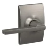 Schlage® Latitude Satin Nickel Hall & Closet Passage Door Lever With Century Trim -SCHLAGE Sales Store 4404676 Ext LS