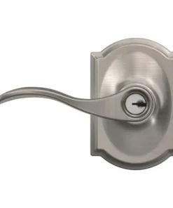 Schlage® Accent Satin Nickel Entry Door Lever With Camelot Trim -SCHLAGE Sales Store 4404678 Ext FV