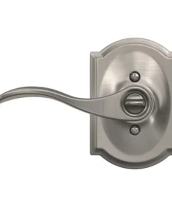 Schlage® Accent Satin Nickel Entry Door Lever With Camelot Trim -SCHLAGE Sales Store 4404678 Int FV Reload