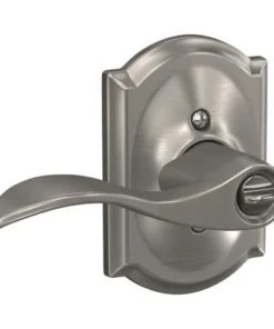 Schlage® Accent Satin Nickel Entry Door Lever With Camelot Trim -SCHLAGE Sales Store 4404678 Int LS