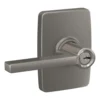 Schlage® Latitude Satin Nickel Entry Door Lever With Century Trim -SCHLAGE Sales Store 4404679 Ext LS