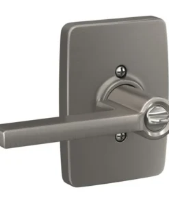 Schlage® Latitude Satin Nickel Entry Door Lever With Century Trim -SCHLAGE Sales Store 4404679 Int LS
