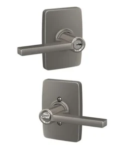 Schlage® Latitude Satin Nickel Entry Door Lever With Century Trim -SCHLAGE Sales Store 4404679 LS