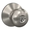 Schlage® Plymouth Satin Nickel Entry Door Knob -SCHLAGE Sales Store 4404681 Ext LS