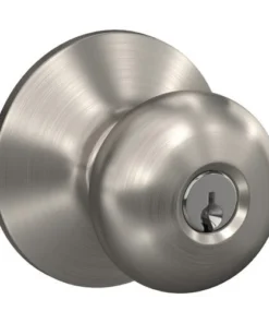 Schlage® Plymouth Satin Nickel Entry Door Knob