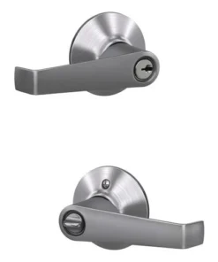 Schlage® Elan Satin Chrome Entry Door Lever -SCHLAGE Sales Store 4404682 LS