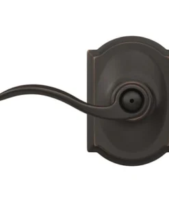 Schlage® Accent Aged Bronze Bed & Bath Privacy Door Lever With Camelot Trim -SCHLAGE Sales Store 4404688 Ext FV