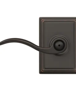 Schlage® Accent Aged Bronze Bed & Bath Privacy Door Lever With Addison Trim -SCHLAGE Sales Store 4404689 Ext FV Reload