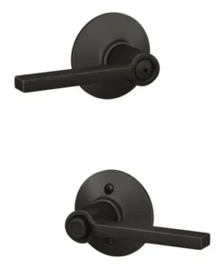 Schlage® Latitude Aged Bronze Bed & Bath Privacy Door Lever -SCHLAGE Sales Store 4404690 LS