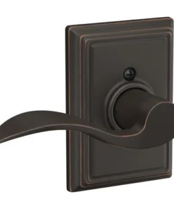 Schlage® Accent Aged Bronze Hall & Closet Passage Door Lever With Addison Trim -SCHLAGE Sales Store 4404699 Int LS