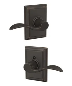 Schlage® Accent Aged Bronze Hall & Closet Passage Door Lever With Addison Trim -SCHLAGE Sales Store 4404699 LS