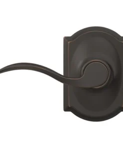 Schlage® Accent Aged Bronze Hall & Closet Passage Lever With Camelot Trim -SCHLAGE Sales Store 4404700 Ext FV