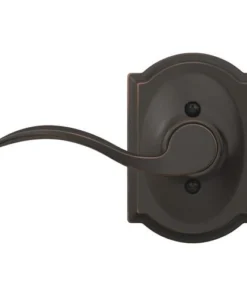 Schlage® Accent Aged Bronze Hall & Closet Passage Lever With Camelot Trim -SCHLAGE Sales Store 4404700 Int FV