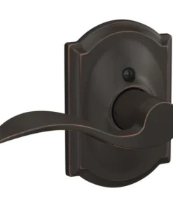Schlage® Accent Aged Bronze Hall & Closet Passage Lever With Camelot Trim -SCHLAGE Sales Store 4404700 Int LS