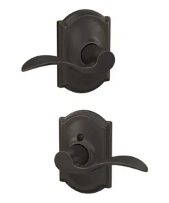 Schlage® Accent Aged Bronze Hall & Closet Passage Lever With Camelot Trim -SCHLAGE Sales Store 4404700 LS