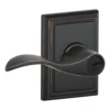 Schlage® Accent Aged Bronze Entry Door Lever With Addison Trim -SCHLAGE Sales Store 4404701 Ext LS