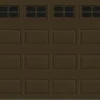 Ideal Door® Traditional 8' X 7' Chocolate Insulated Garage Door With Windows (R-Value 6.3) -SCHLAGE Sales Store AS CH Stockton 8x7 v2